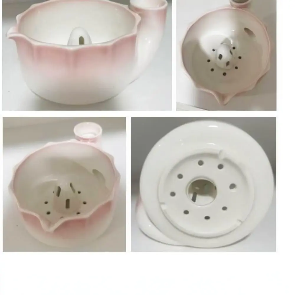 Automatic Rotating Ceramic Bowl Kitchen Fruit Drainer Basket Modern Vegetable Washing Tableware Storage Container Tool