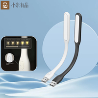 XiaomiYoupin CUKTECH Portable USB LED Mini Book Light Reading Flexible USB Lamp For Power Bank Laptop Notebook PC Computer