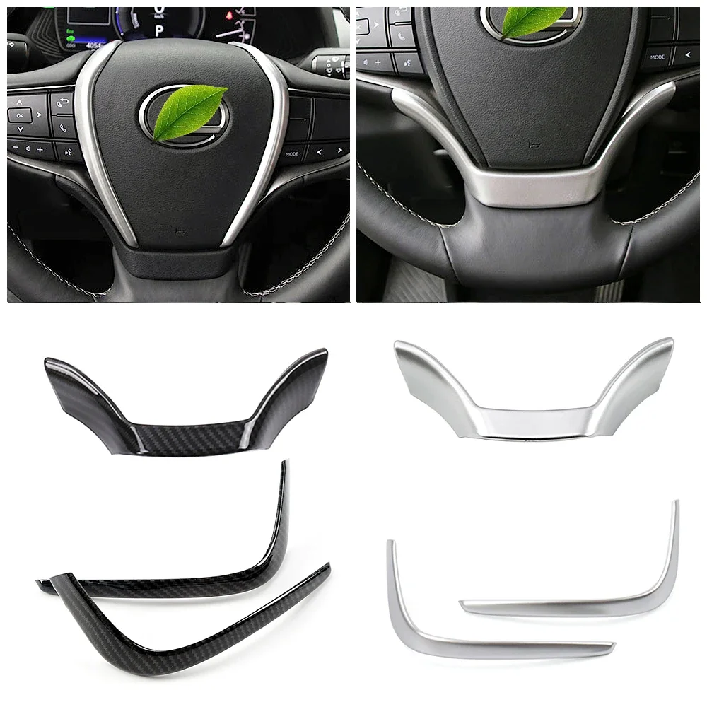 For Lexus ES ES200 ES250 ES300 ES350 2018 2022 Car Central Control Steering Wheel Modify Frame Cover Trim Inner Styling Refit