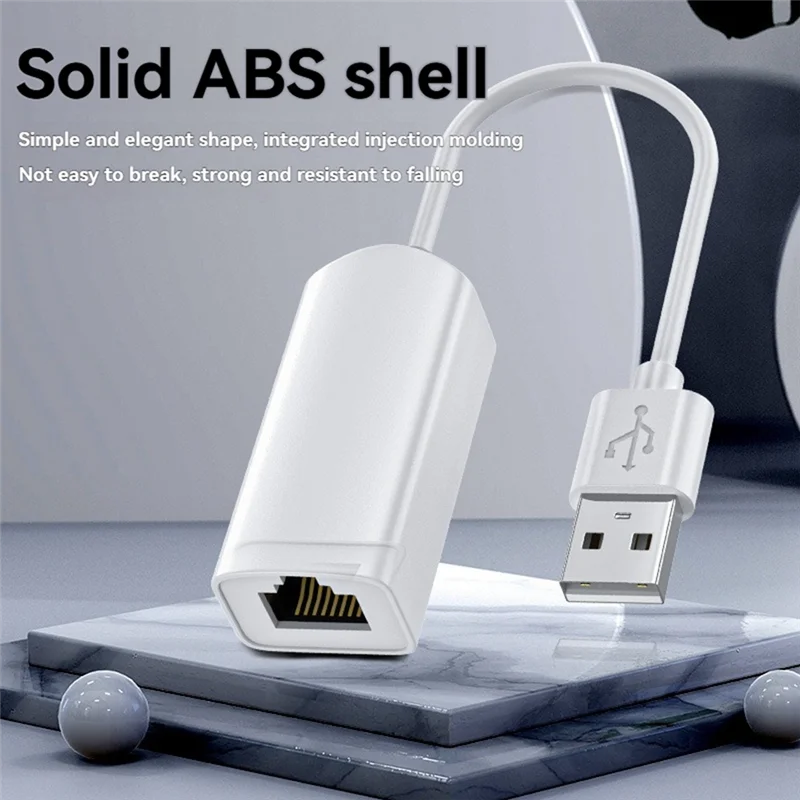 Сетевая карта USB 2.0 к RJ45 10/100 Мбит/с USB Lan RJ45 Сетевая карта USB-адаптер Ethernet для ПК, ноутбука Win 7 8 10