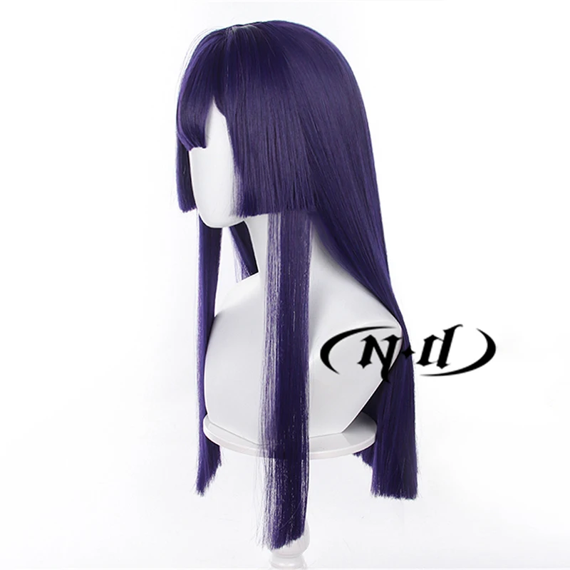 ND Honkai 스타 레일 코스프레 가발 Pela Cosplay 긴 보라색 머리 가발 크리스마스 파티 내열성 합성 Comic Con Coser