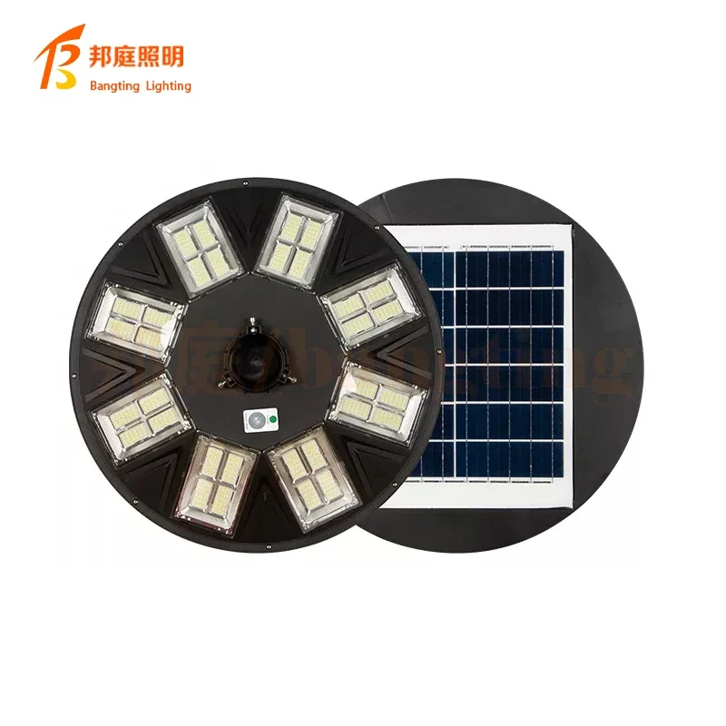 Bright Large Panel Solar Street Light Outdoor Waterproof Solar Street Light From Dusk To Dawn For Garden Yard Solar Wall Lamp