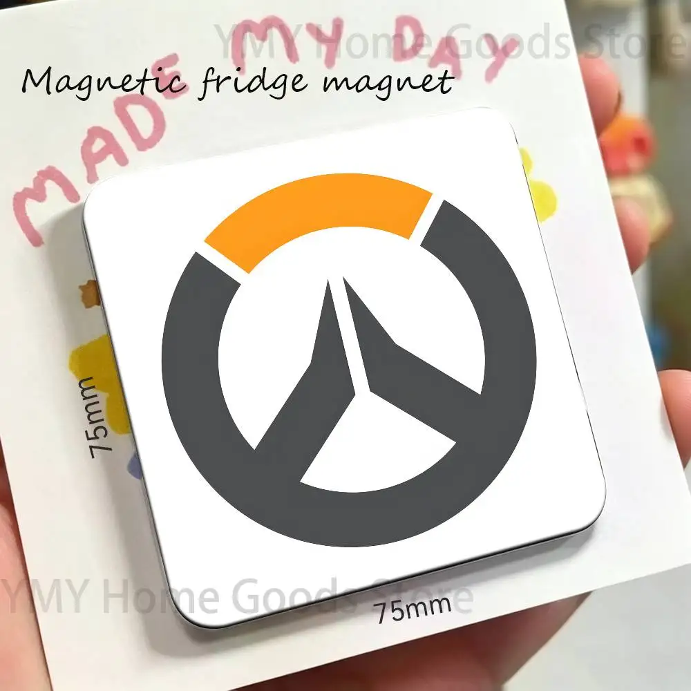 Pop Game O-Overwatch Cartoon New PVC Fridge Magnet for Cartoon Refrigerator Decor For Child Magnetic Toy