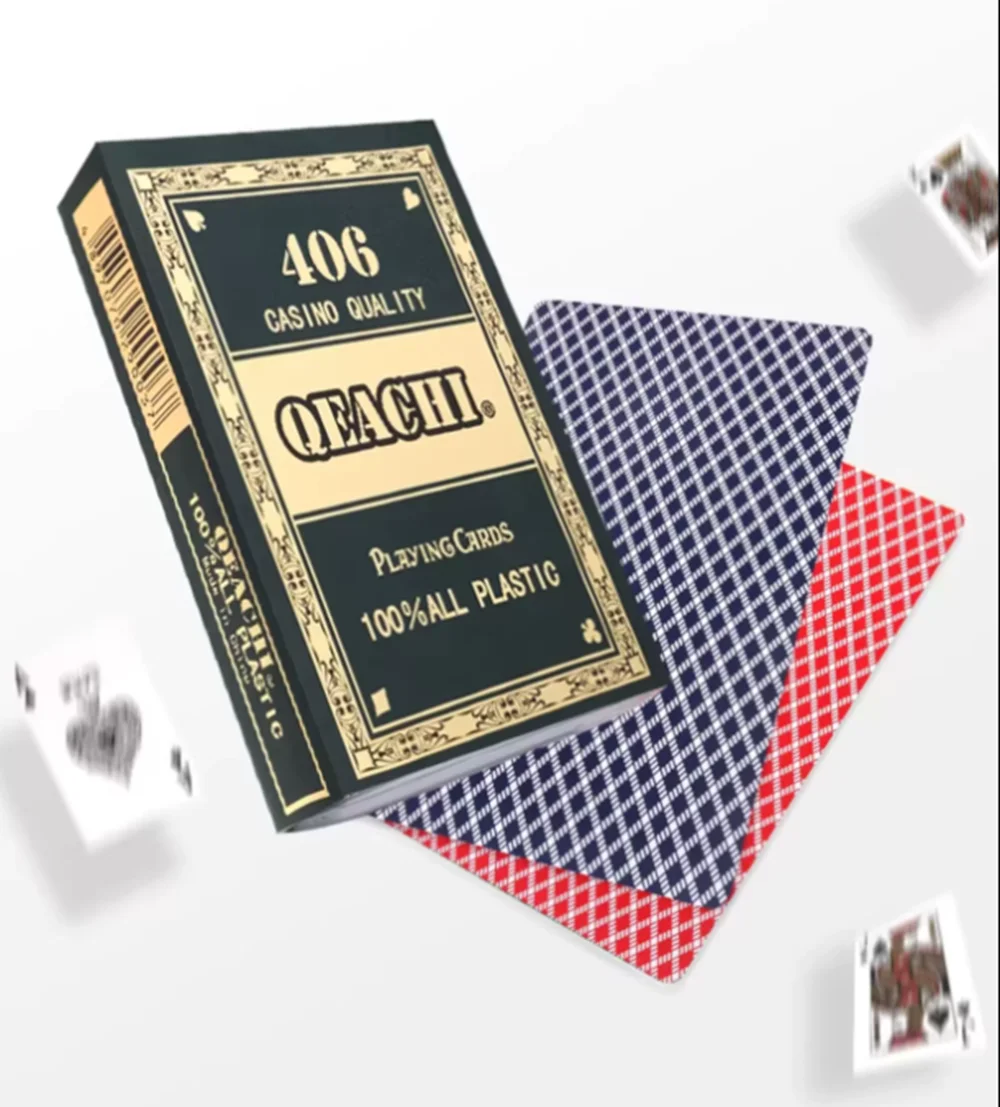 

Infrared Marked QEACHI Plastic Playing Cards For Poker Cheating Contact Lenses（Only Cards)