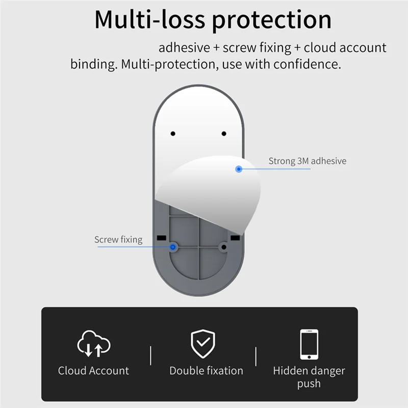 Smart Wifi Video Türklingel Wireless Voice Intercom Monitor 1080P HD Nachtsicht Smart Türklingel Kamera-Y41A