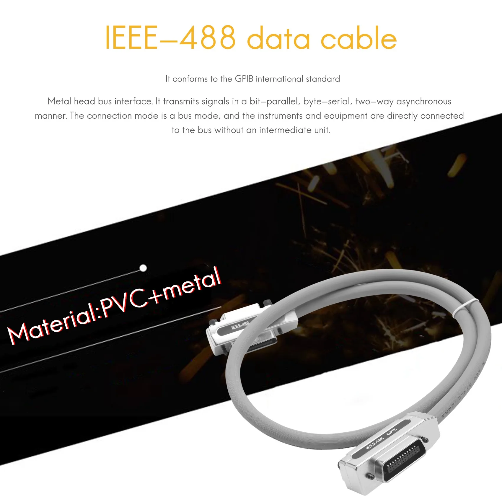 

L77A 1M IE488 Gpib Data Cable Industrial-Grade Communication Transmission Cable Terminal Pci Industrial Control Cable