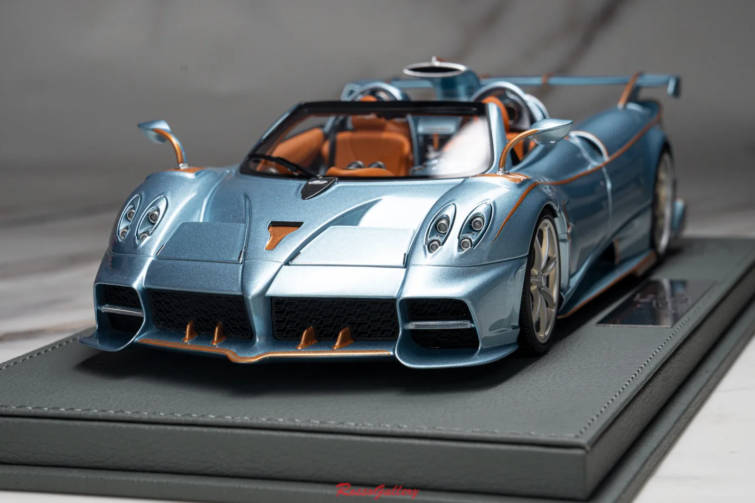 BBR 1:18 Imola Roadster Blue Simulation Limited Edition Resin Metal Static Car Model Toy Gift