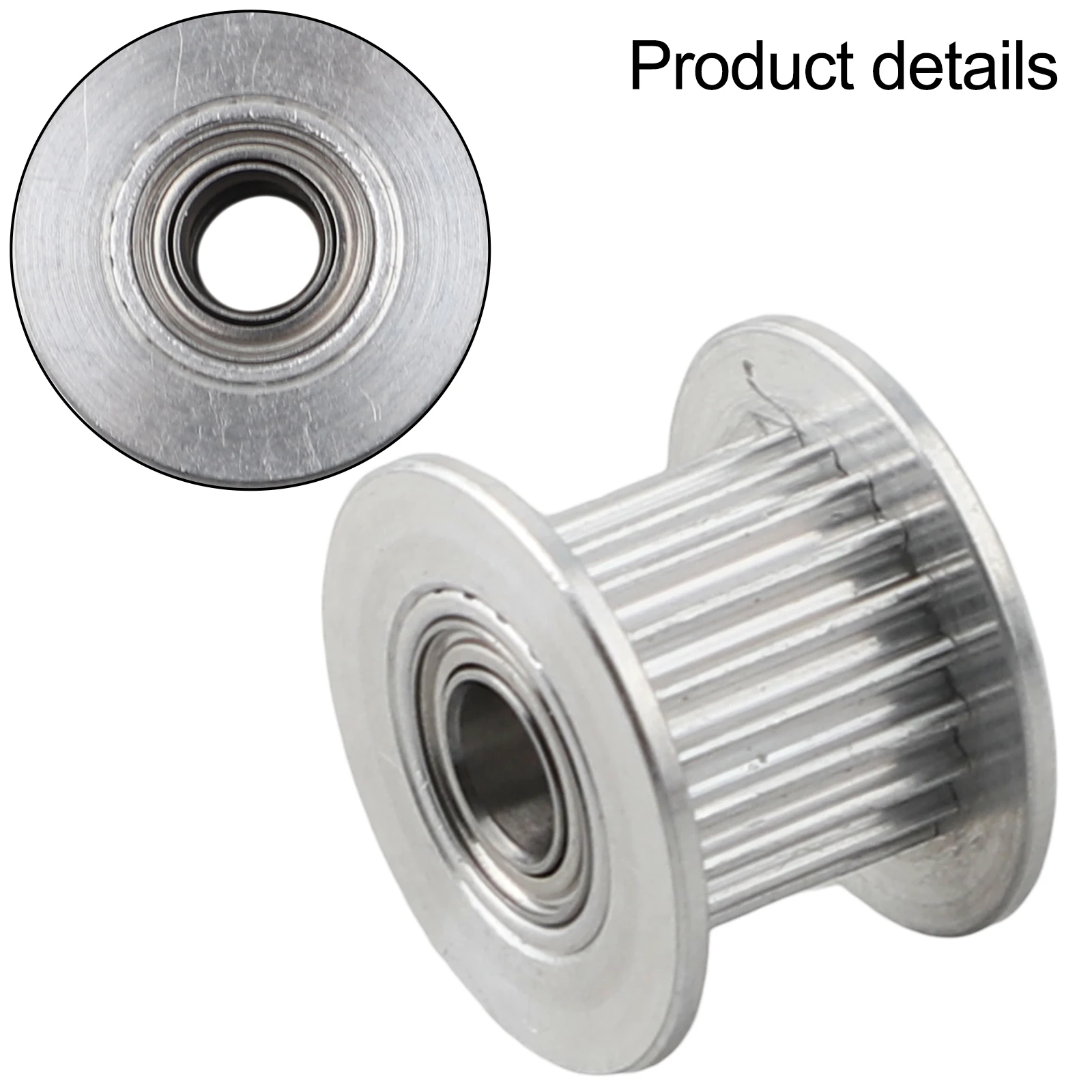 For 3D Printers Aluminum Timing Pulleys Idler Pulley For Mechanical Equipment Rust Resistant 10mm Width Compatibility