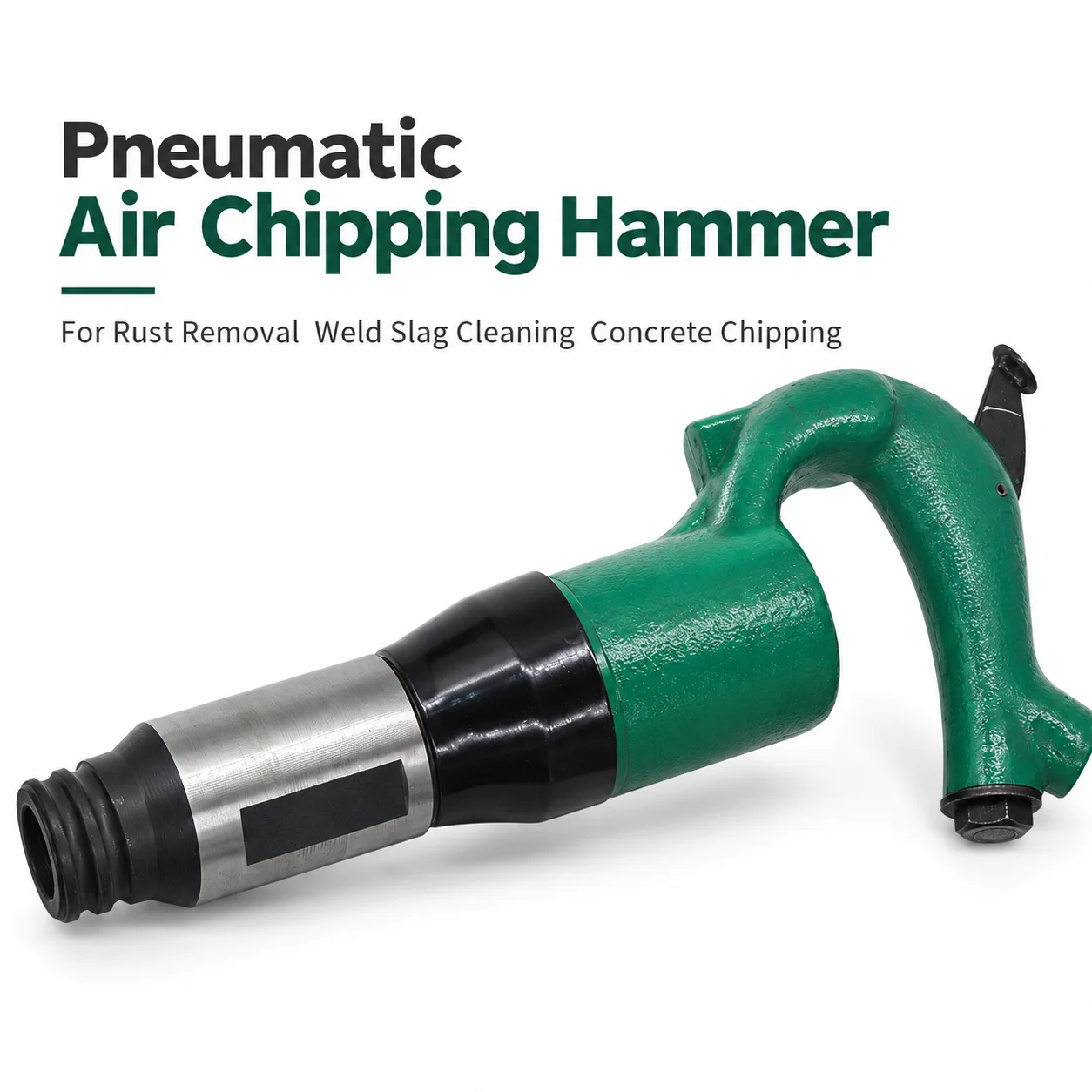 AOLIVIYA Pneumatic Air Chipping Hammer Heavy Duty Air Chisel Rust Remover Weld Slag Cleaner Metal Deburring Tool C4E C6E
