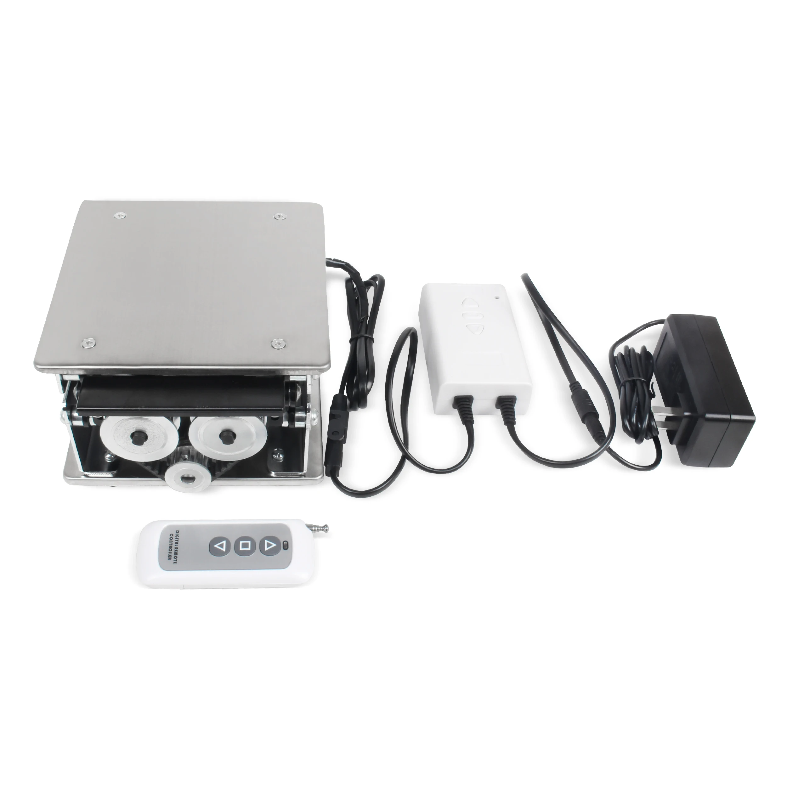 CNC Electric Lifting Platform Laboratory Table Stainless Steel Stand Remote Control Adjustable Lifter
