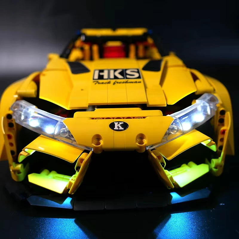 DIY RC LED Light Kit For LEGO 10249 Technical Sports Car   (Only LED Light,Without Blocks Model)