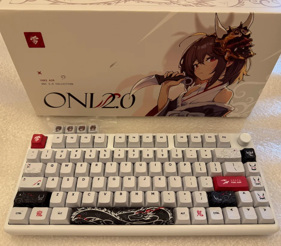 Yuki Aim Oni 2.0 Polar75 Magnetic Axis Mechanical Keyboard American Edition Comes with YukiAim Polar 65 Keyboard