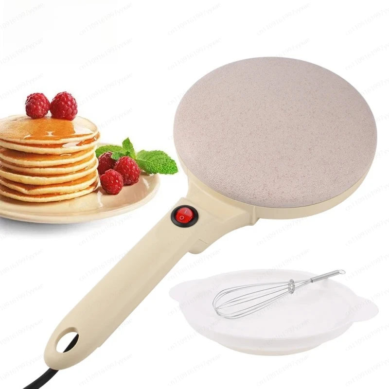 Automatic electric pancake maker, 20cm non-stick ceramic glaze coating, handheld