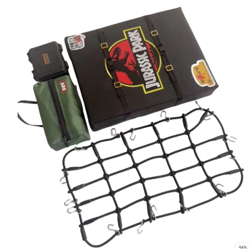 Rc Car Decorative Roof Luggage Net Set 1 10 Scale Simulation Accessory For 4107 Pro Remote Control Climbing Crawler