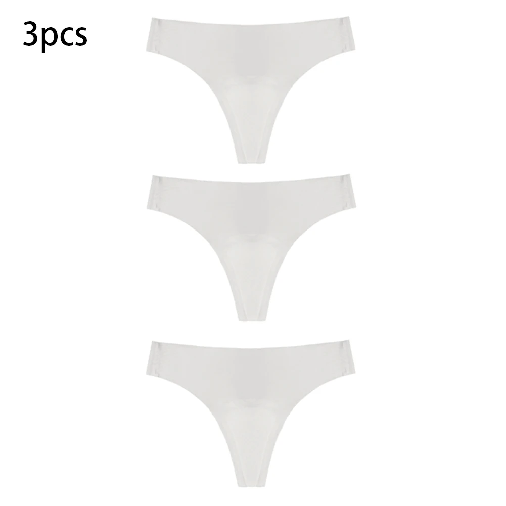 Women\'s 3 Pack Ice Silk Seamless Briefs Engineered for Summer Comfort Beach Outdoors Cycling and Light Exercise