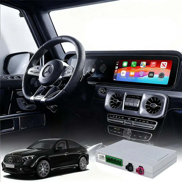OEM Screen Upgrade Kit Decoder Box Wireless Carplay Android Auto For Benz A B C E GLA GLK GLS CLA ML Class NTG 6 MBUX System
