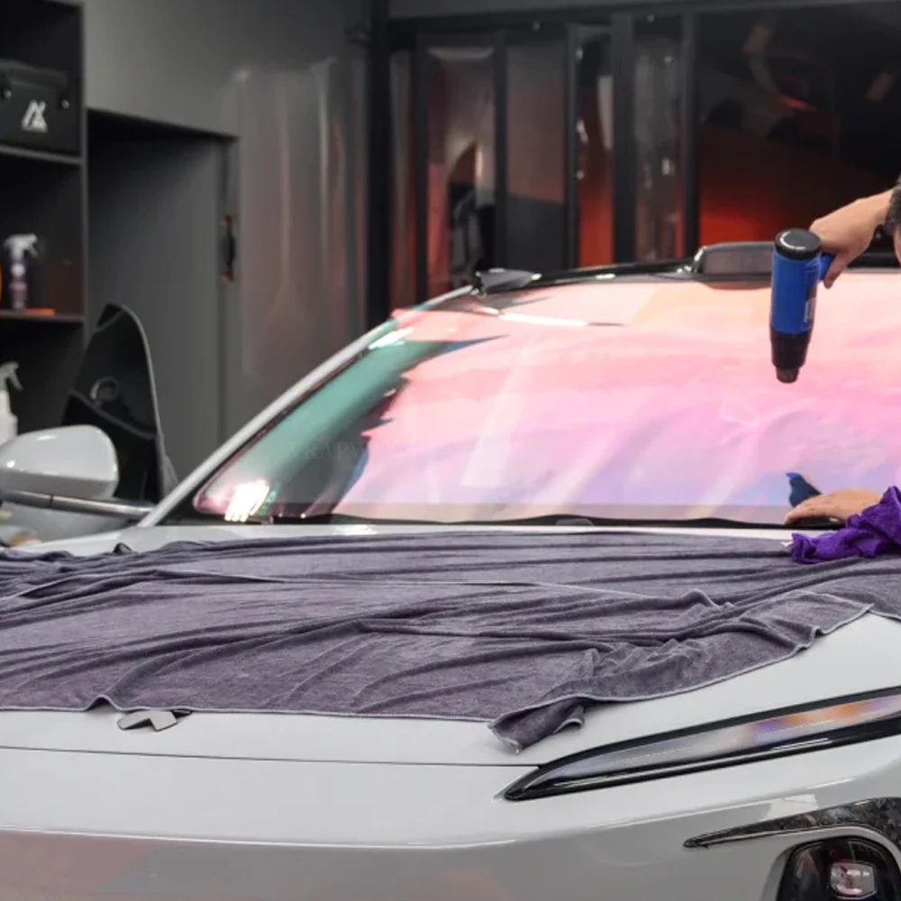 Automotive Color Change Film Car Window Vinyl Wrap UV Protection Heat Rejection High Gloss Finish