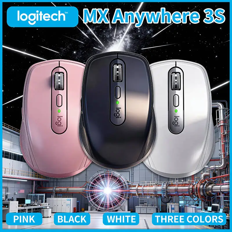 

Компактная мышь Logitech MX Anywhere 3S, эргономичный дизайн, перезаряжаемая, с быстрым прокруткой для портативных ПК Mac