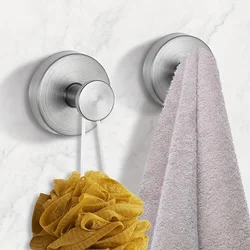 Suction Cup Hooks for Shower Removable Towel Hooks for Bathroom Window Glass Door Wall Bath Robe Looafh Hook for Hanging