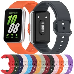 Strap For Samsung Galaxy Fit 3 SM-R390 Fit3 Durable Silicone Sport Watchband Single Color Adjustable Wristband Belt Accessories