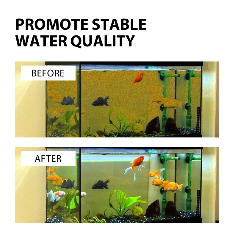 Water Chlorine Removers for Aquariums Fishtanks Fishponds Water Dechlorinator Tablet Chlorine Solution Water Conditioner