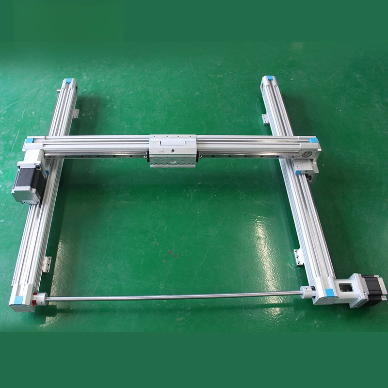 High precision linear motor sliding table x axis y axis moving gantry three axis screw servo motor module sliding table