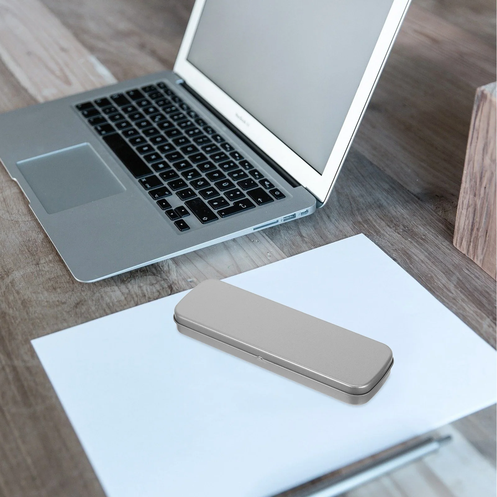 

3Pcs Metal Rectangular Hinged Tin Boxes Portable Small Storage Organizer Containers for Candy Jewelry Craft Supplies Home Use