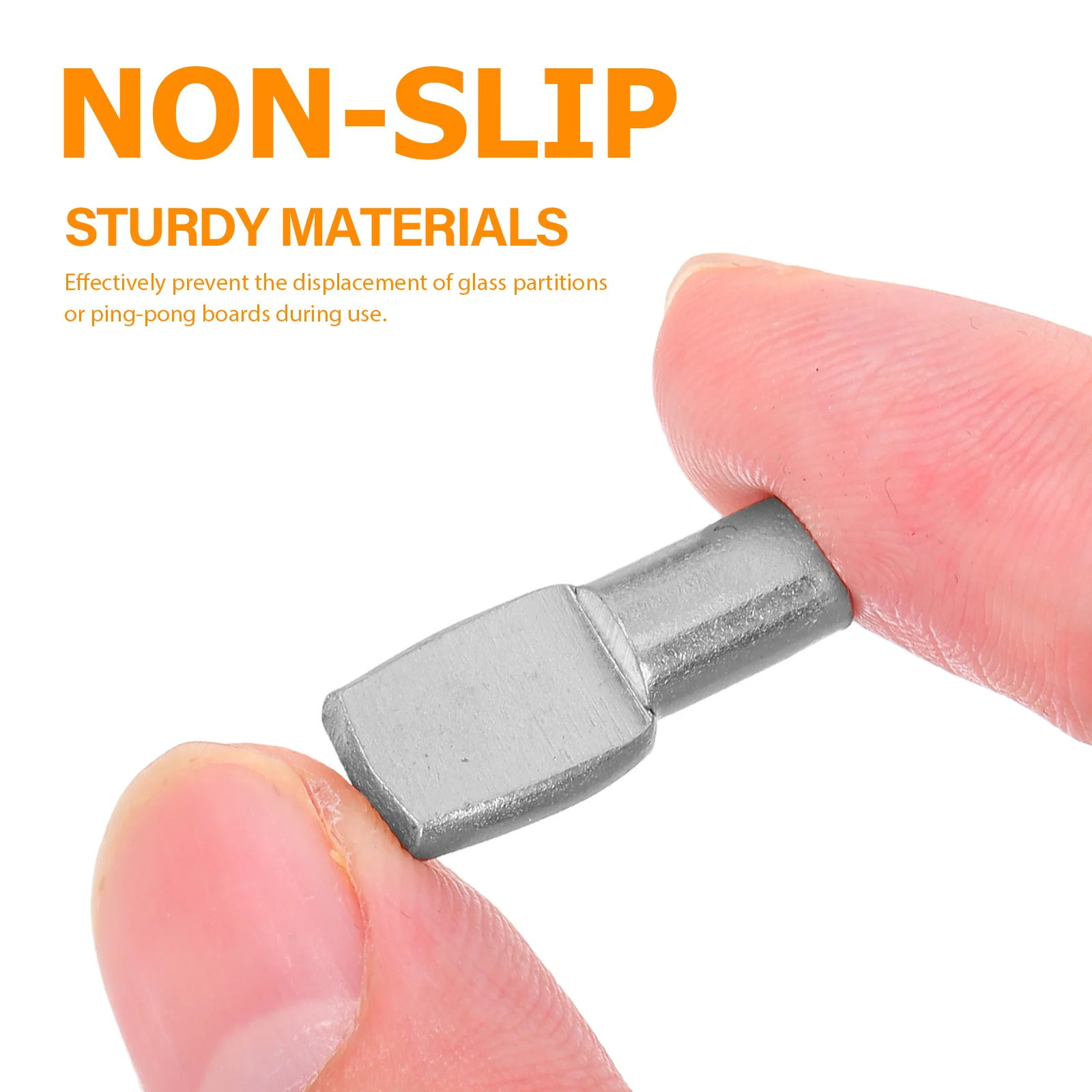 100 قطعة أوتاد أرفف قوية مضادة للانزلاق للألواح الزجاجية في خزائن الكتب وخزائن المطبخ ودعامة دعم الزجاج