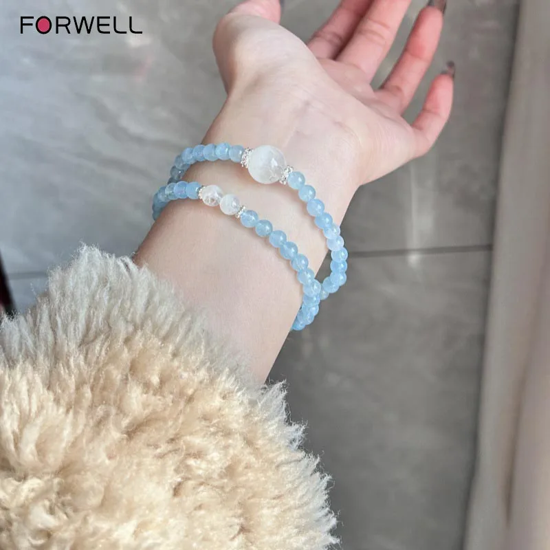 

FORWELL Natural Crystal Bracelet Personalized Exquisite Elegant Sexy Young Girls Fashion Jewelry Best Selling Holiday Gift