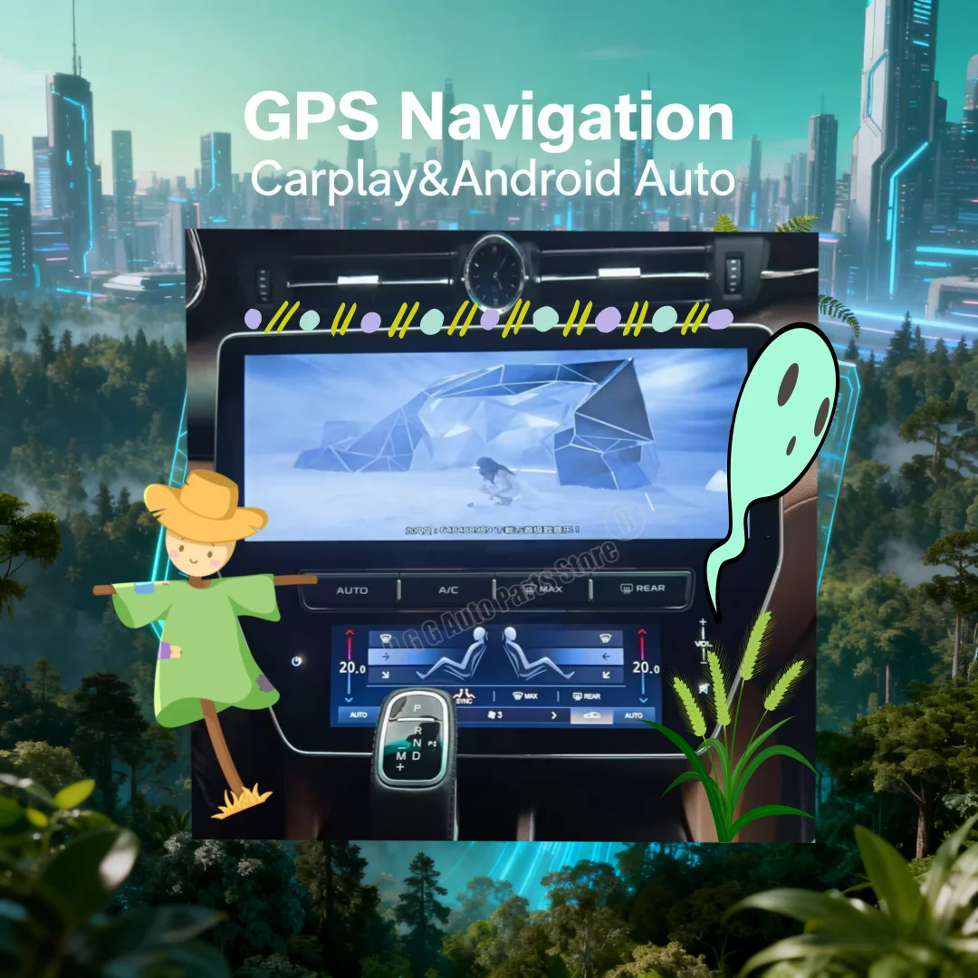 RHD Android 13 Car Radio For Maserati Quattroporte Android 2013- 2020 Carplay Qualcomm Multimedia Player GPS Navigation AC Board