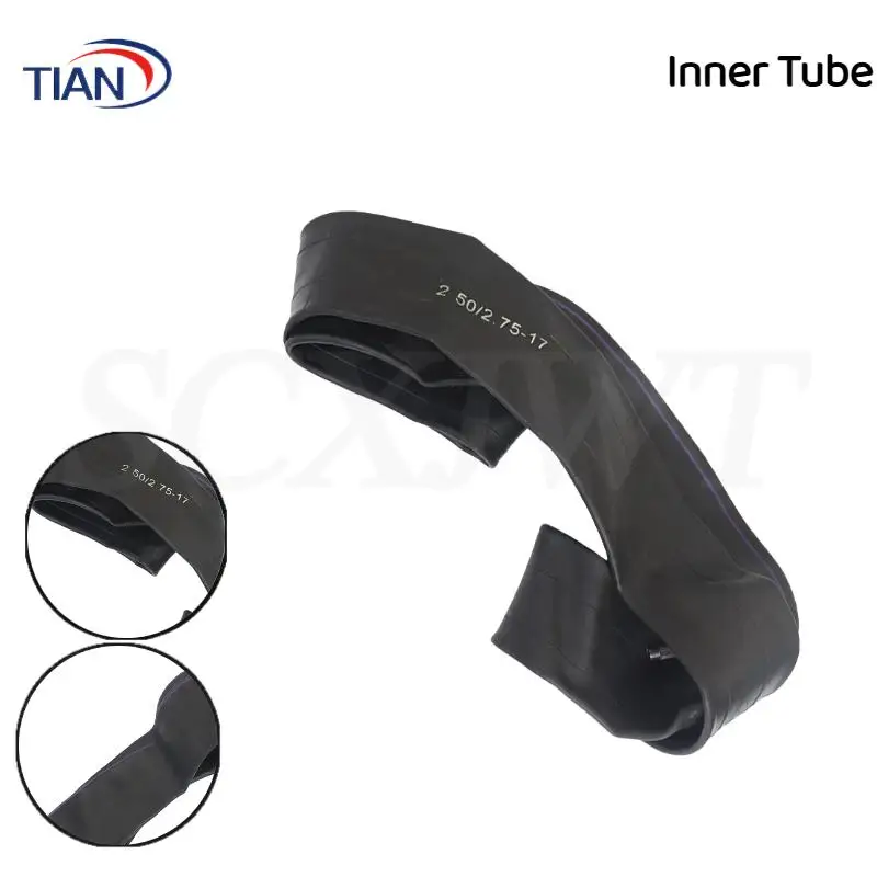 

Inner tube suitable for off-road motorcycle 2.50/2.75-17 70/100-17 tires