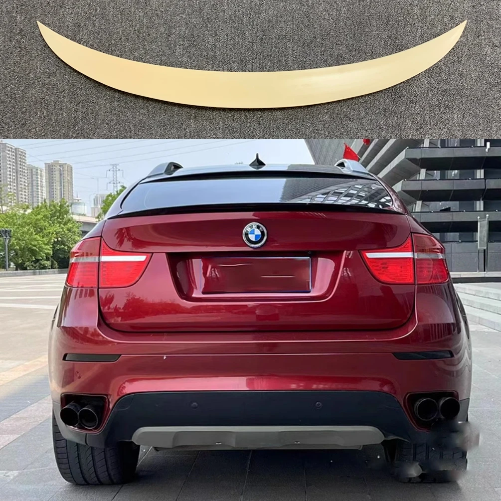For BMW X6 E71 Spoiler Carbon Fiber Spoiler For X6 2008 2009 2010 2011 2012 2013 Rear Trunk Wing Performance Spoiler