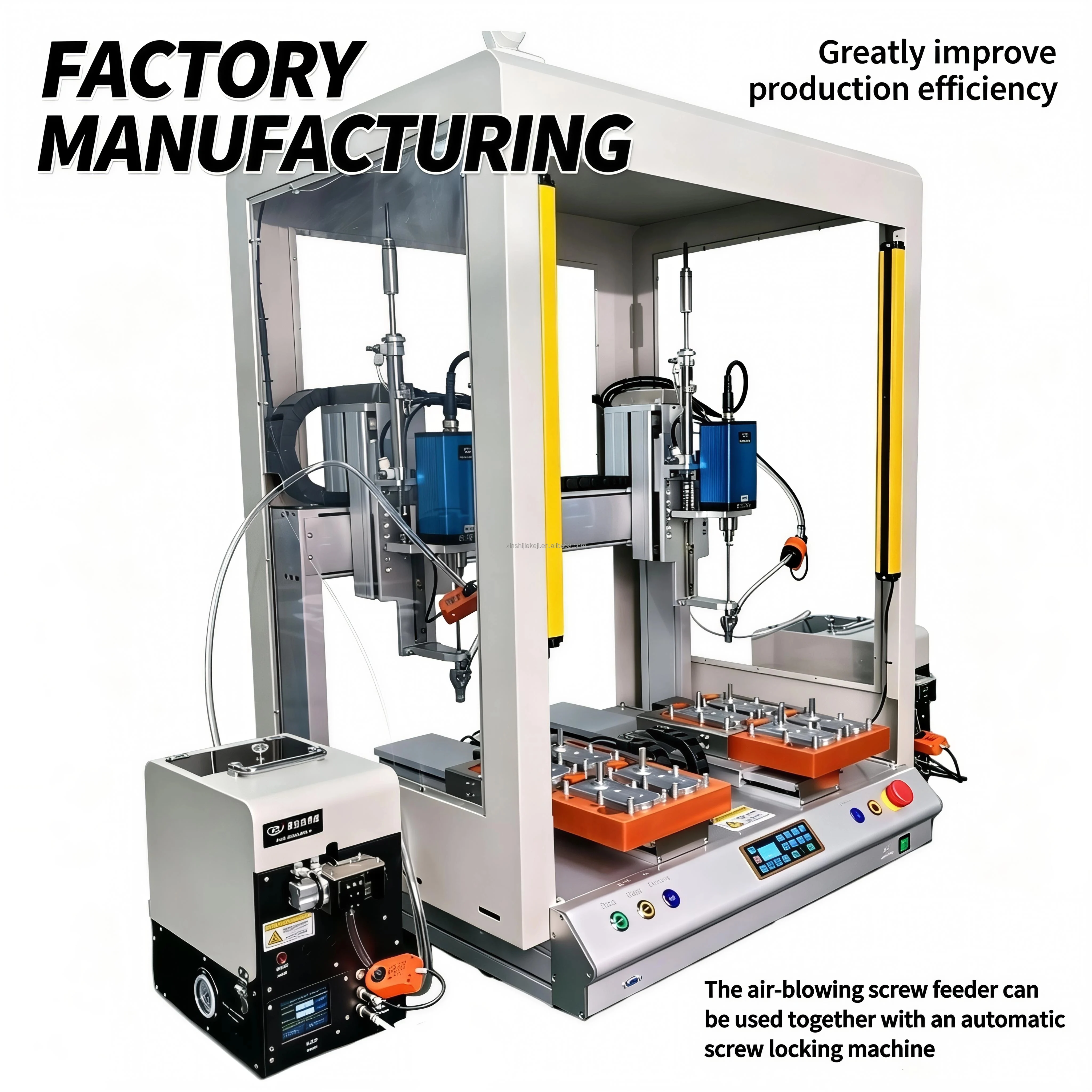 New Chinese Supplier Automatic Screw Feeder Self-Feeding Machine Vibratory 220V Motor Retail Industries