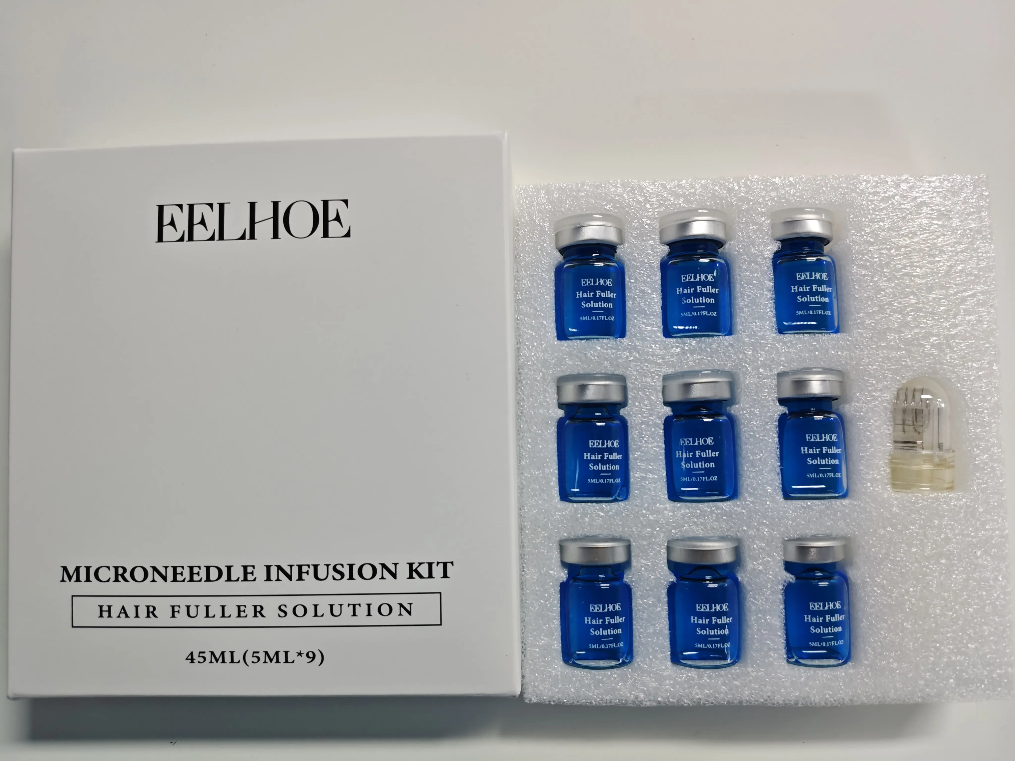 Mikro-Haarwuchs-Set für Volleres, Dickeres und Gesünderes Haar, Kopfhaut-Pflegeserum, Kopfhaut-Pflegeset – Detail 7