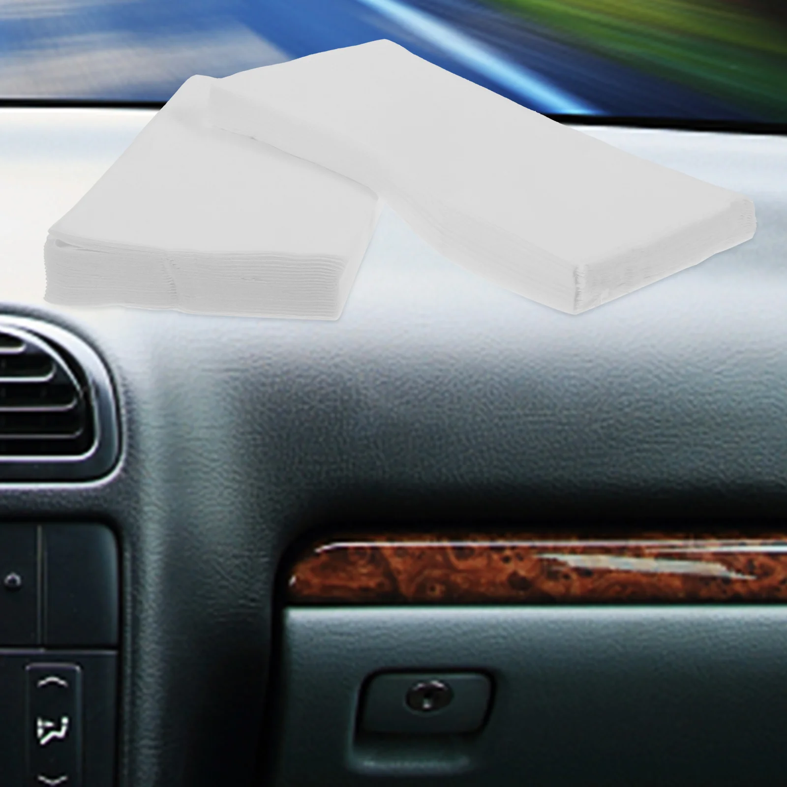 

Car Tissue Refill Facial Tissues for Sun Visor Holder Soft Wood Pulp Napkin Travel Use in Vehicle Home Office Hotel
