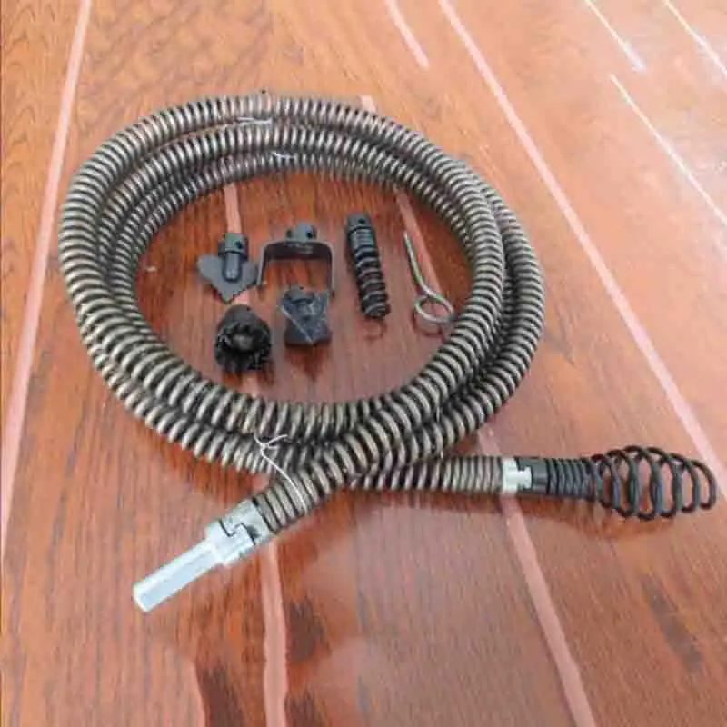 Electric Drill Drain Dredging Spring Sink Cleaner Sewer Tool Flexible 1.5/3/5 Meters Length for Unblocking Drain Pipes