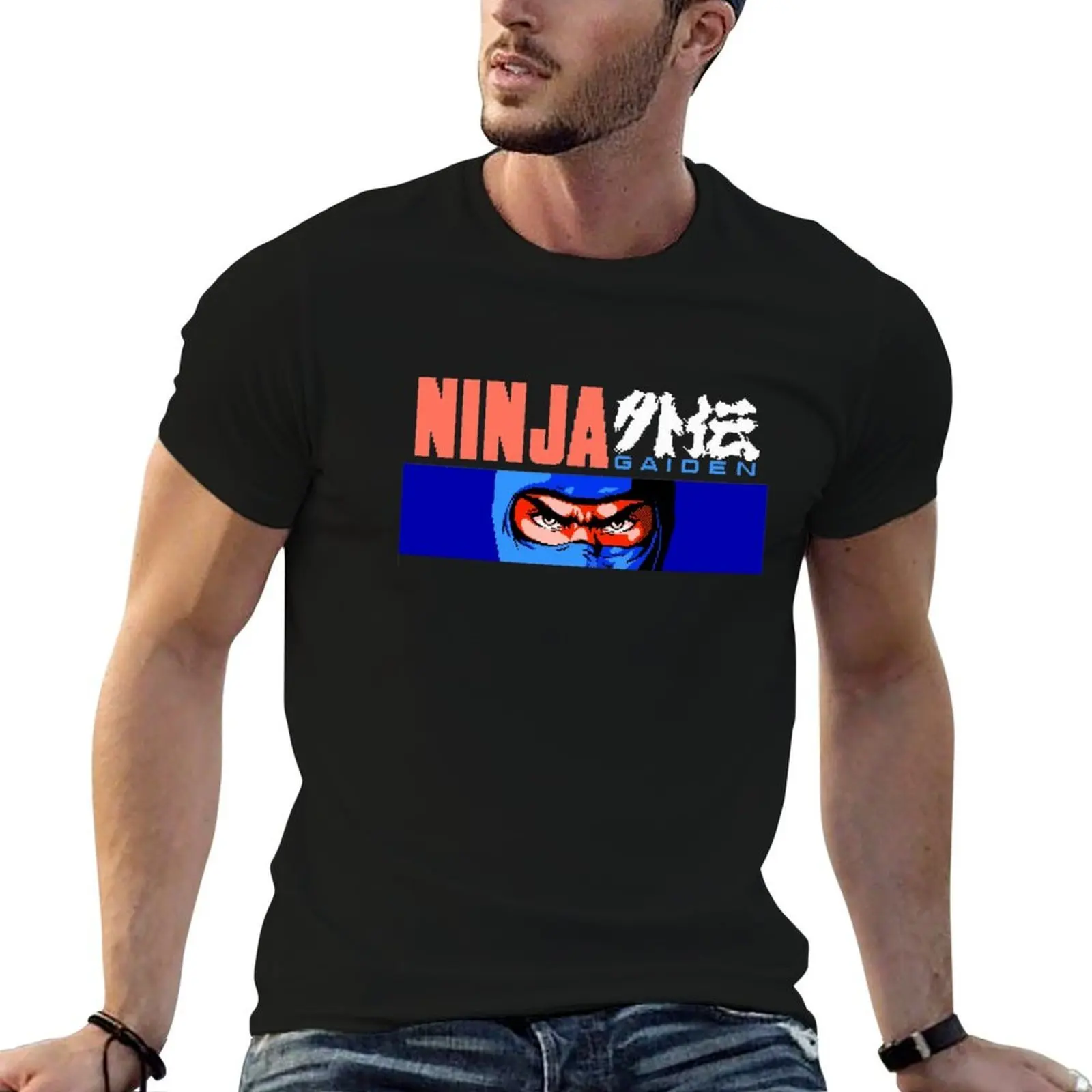 

NINJA GAIDEN TITLE SCREEN T-Shirt t shirts for man cotton mens graphic t shirts funny t shirts man T-Shirt