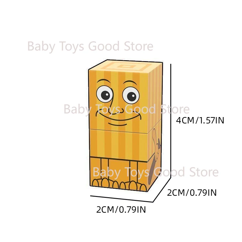 مكعبات بناء مغناطيسية ذات طابع AI، مكعبات بناء تجميع تونغ تونغ سافر، مكعبات بناء شخصية، لعبة الطاولة