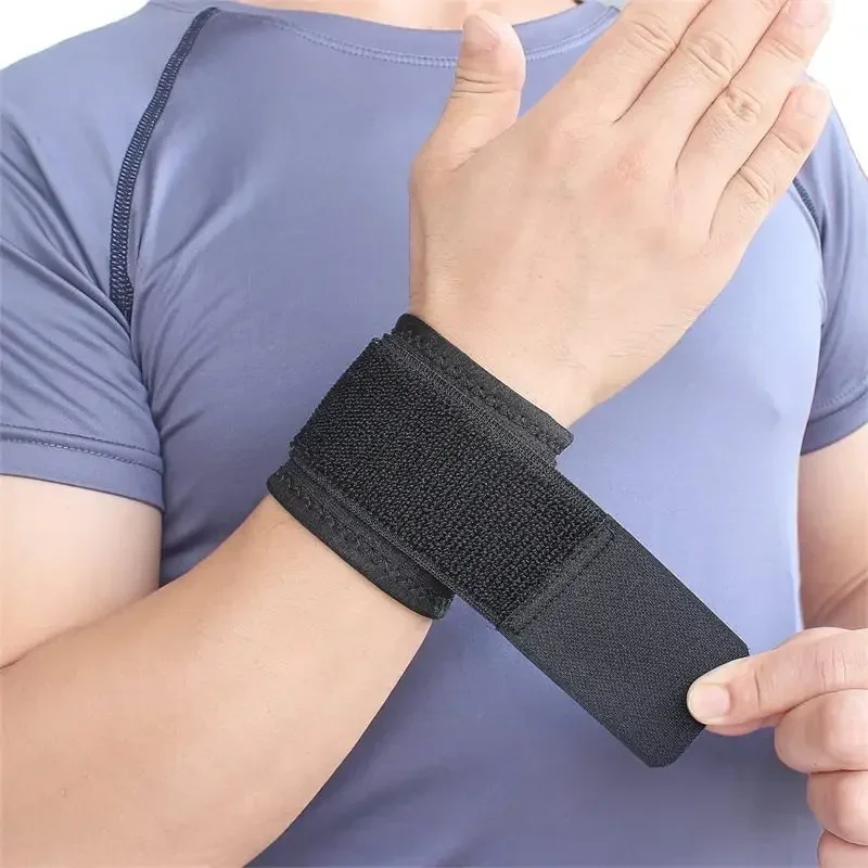 1pc Compression Wrist Support Wristband Unisex Women Men Gym Workout Wrist Protector Brace Adjustable Bandage Wrist Band Strap