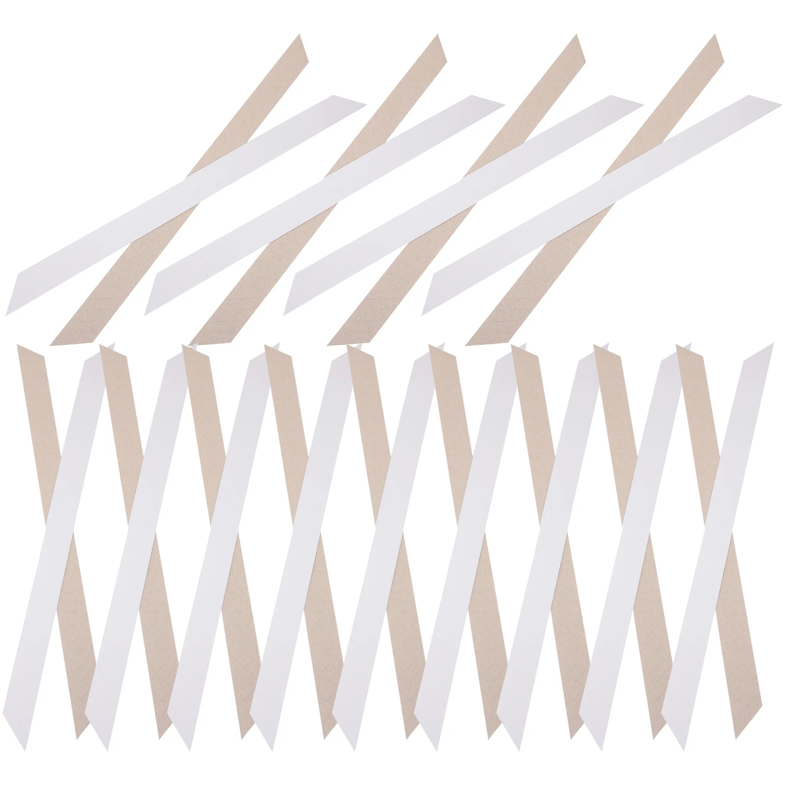 

100pcs Shirt Collar Support Paper Stays White Inserts 30x415mm Adjustable For Men Women Dress Shirts Popular Accessories Tie
