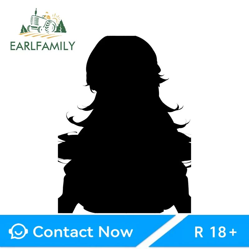 

EARLFAMILY Chevreuse Car Sticker Genshin Impact High Quality Campervan Fridge Decals Occlusion Scratch Car Styling Decoration