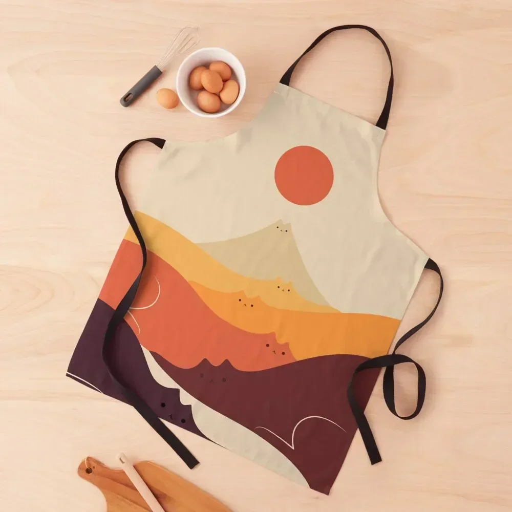 

Cat Landscape 87 Apron For Kitchen home women Apron