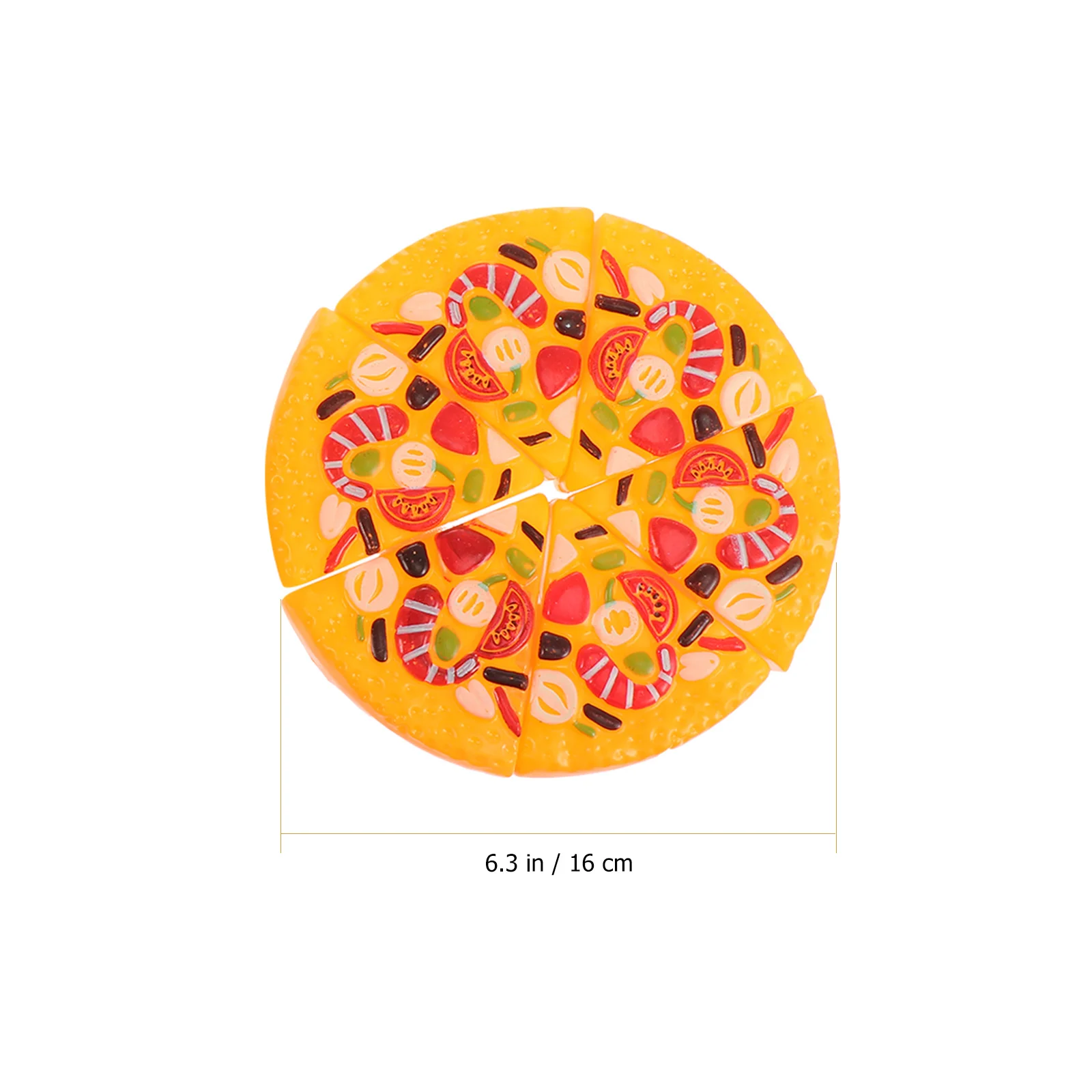 2 قطعة قطع البيتزا محاكاة اللعب التعليمية للأطفال تطوير التنسيق بين اليد والعين الإبداع الخيال المحمولة