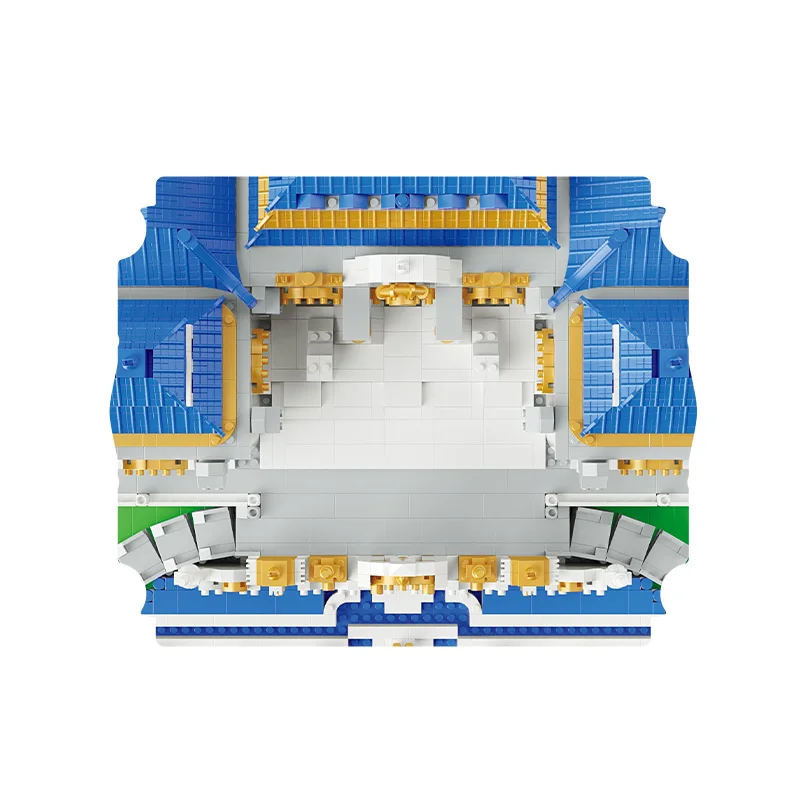 Kit di blocchi attraenti fai-da-te mattoni Classic Castle Garden House Puzzle 3D Puzzle apprendimento giocattoli educativi per bambini artigianato per bambini