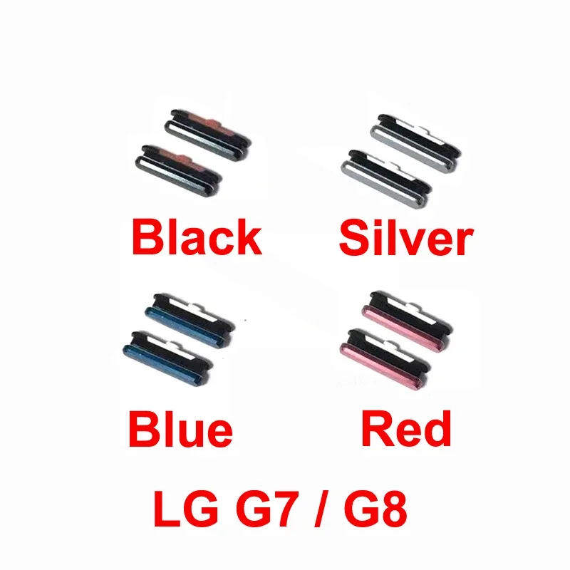 Pop Phone External Power Volume Button For LG Q6 Q7 Q8 New On Off Side Keys Repair Parts