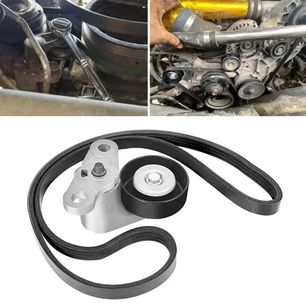 

Serpentine Belt Tightening Wheel Kit 19311139 90K-38159 For Chevrolet For Yukon Belt And Tightening Wheel Metal Plastic