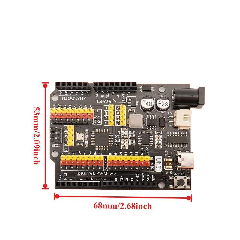 1PC UNO R3 Enhanced Starter Kit Type-C Cable for Arduino IDE Projects