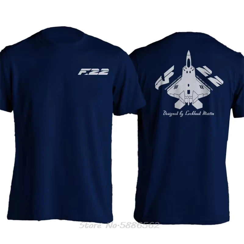 2026 New F-22 Raptor Air USAF Jet Fighter Graphic T-Shirt Unisex Cotton T Shirt Oversized Fitness Tees Tops M