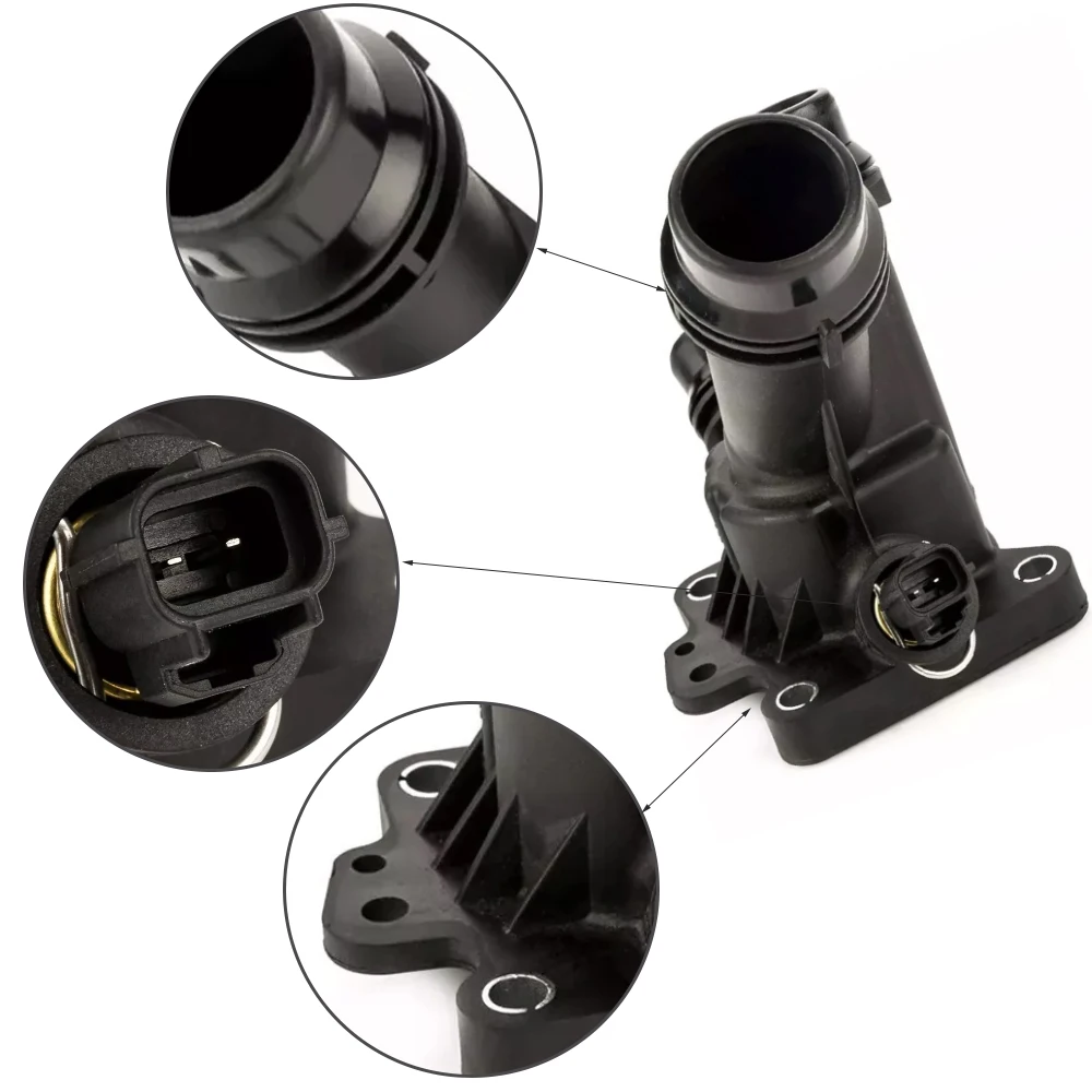 31293556 Car Engine Coolant Thermostat Housing Assembly For Volvo C30 C70 S40 S60 S80 V40 V50 V70 XC60 XC70 Diesel 2.0 D