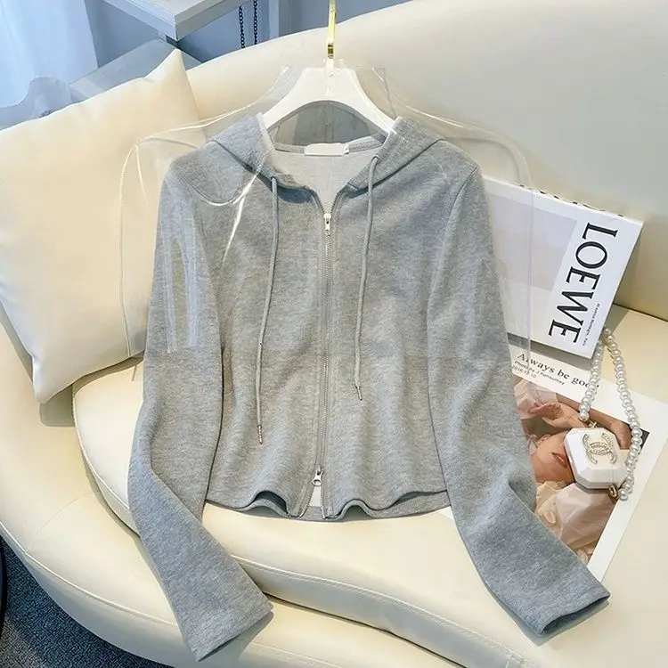 Kapuzenpullover mit Sakura für Damen, Farbblock-Farbverlauf, klassisch, schwer, mehrfarbig, vier Jahreszeiten, cool gefüttert, schick, einzigartig, schlichte Kapuze